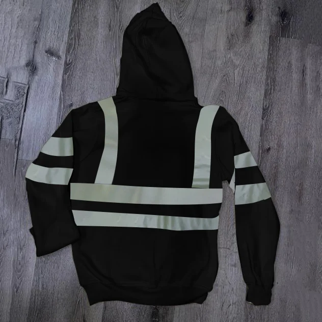 Street Style Reflective Tide Loose Long Sleeve Cardigan Hoodie