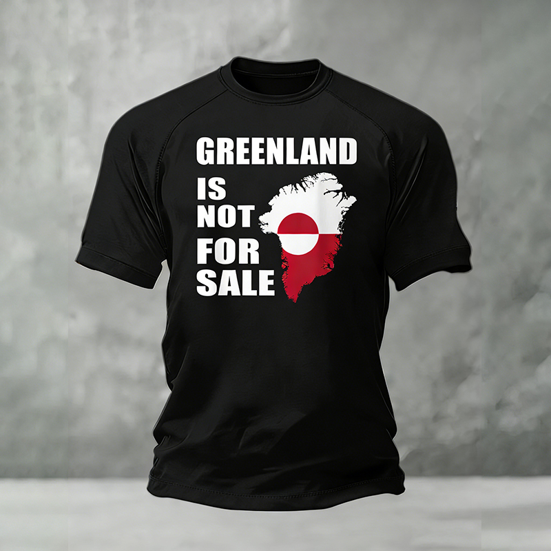 Men's Comfort Casual T-shirts Are Not Sold In Greenland. artswardrobe