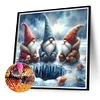 Diamond Painting-DIY Full Round Drill Fishing Gnome