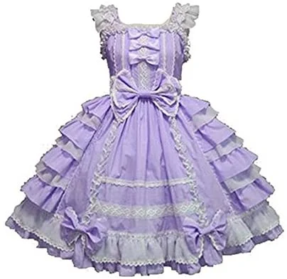 Sweet Lolita Dress Princess Lace Layered Skirts Novameme