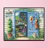 (Counted/Stamped) 11CT Flower House-Cross Stitch 40*50cm/15.7x19.7in