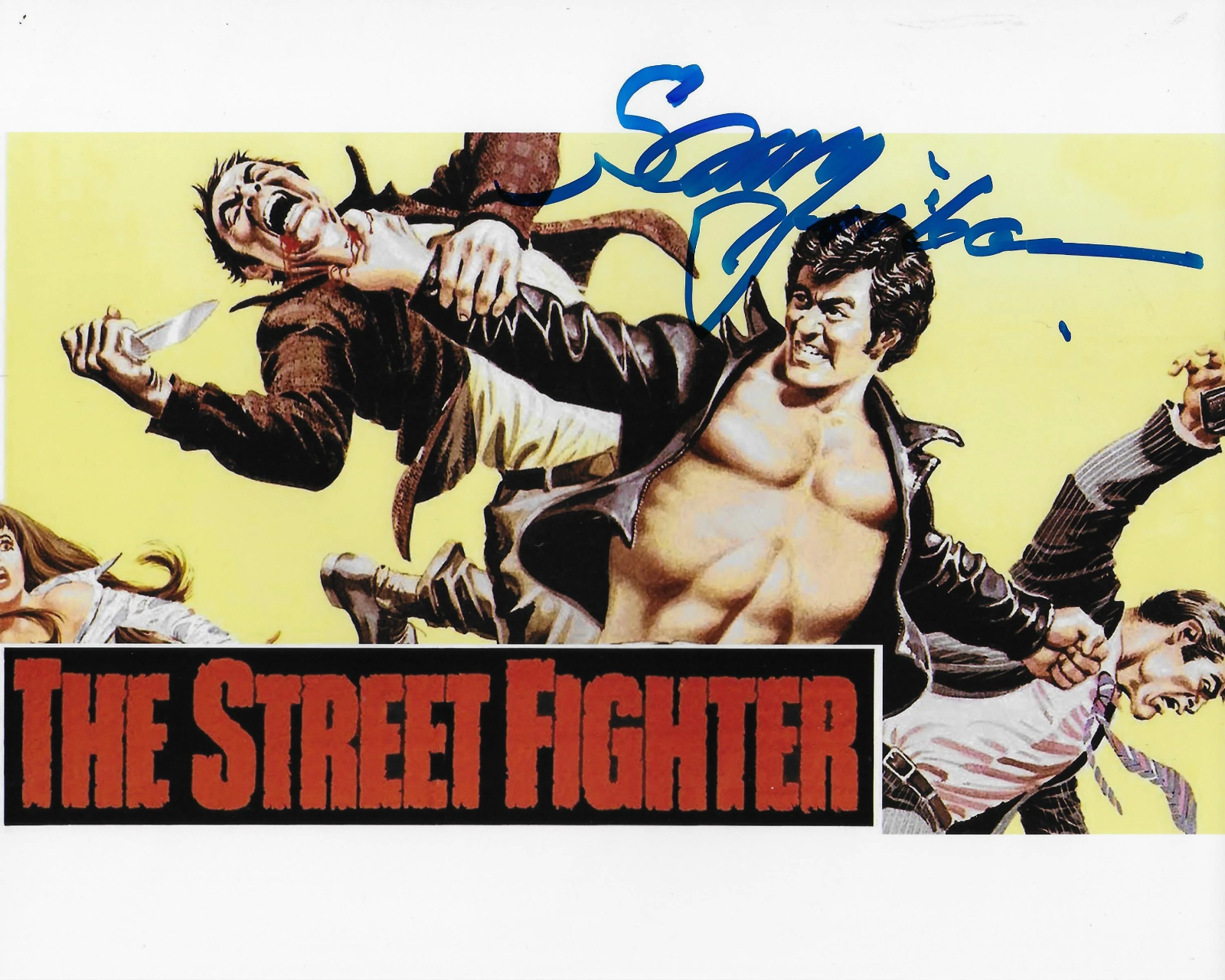 Sonny Chiba Street Fighter Original Autographed 8x10 Photo Poster painting #6 signed @HShow