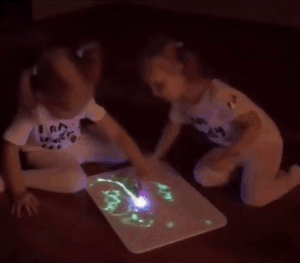Light Up Drawing Board - Doodle Board Drawing Tablet Kid Light Drawing Pad Luminescent Board Glow in Dark Painting Developing Educational Toys Gifts for Toddlers Over 3 Years Old (A4) | Lazada PH