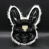 Effrayant Masque Ours Brun/Lapin Blanc Tueur pour Halloween