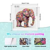 Diamond Painting-DIY Crystal Rhinestone Elephant
