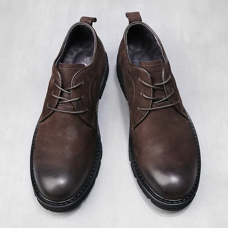 Size 52 Plain Toe Oxford 100% Cow Genuine Leather Mens Casual Shoes Business Dress Shoes Men Autumn Lace-up Designer Footwear