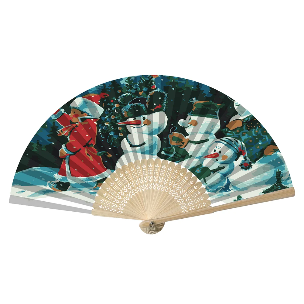 DIY Folding Fan - Paint By Numbers