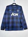 2013/2014 Retro Long Sleeve Manchester United Away Football Shirt 1:1 Thai Quality love fball