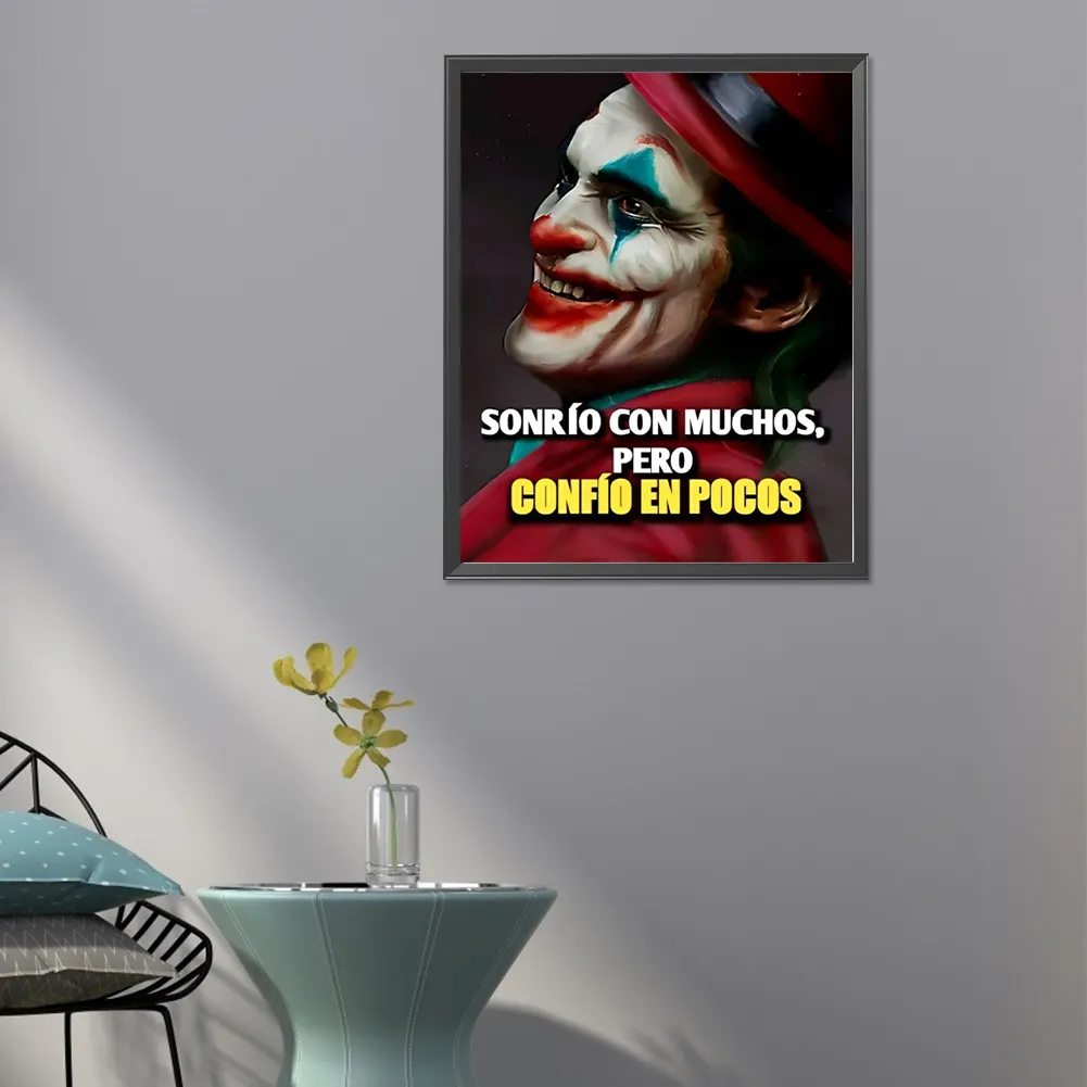 Full Round Diamond Painting 40*50cm - Clown Smile