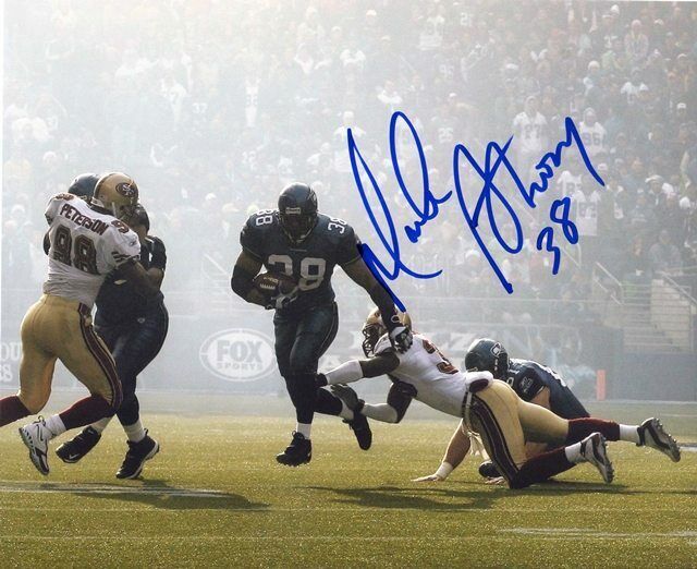 Mack Strong Seattle Seahawks Autographed Signed 8x10 Photo Poster painting CFS Georgia