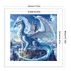 Dragon-11CT/14CT Stamped Cross Stitch 45*45cm tapestrymarket