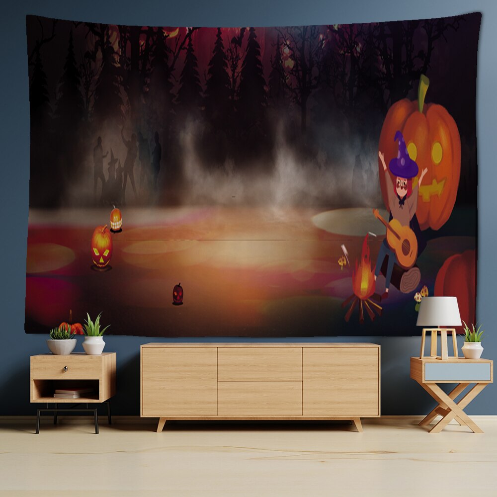 

Wall Tapestry - Halloween Pumpkin-150*130cm, 501 Original