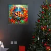 Diamond Painting-DIY Full Round Drill Butterfly in Oil Flower(40x40cm)