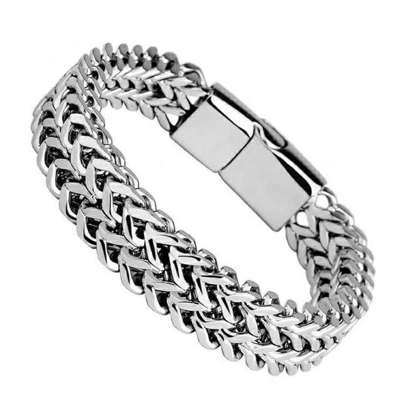 thesupersurf Punk Rock Hip Hop Bracelet Chain Fashion Bracelet 