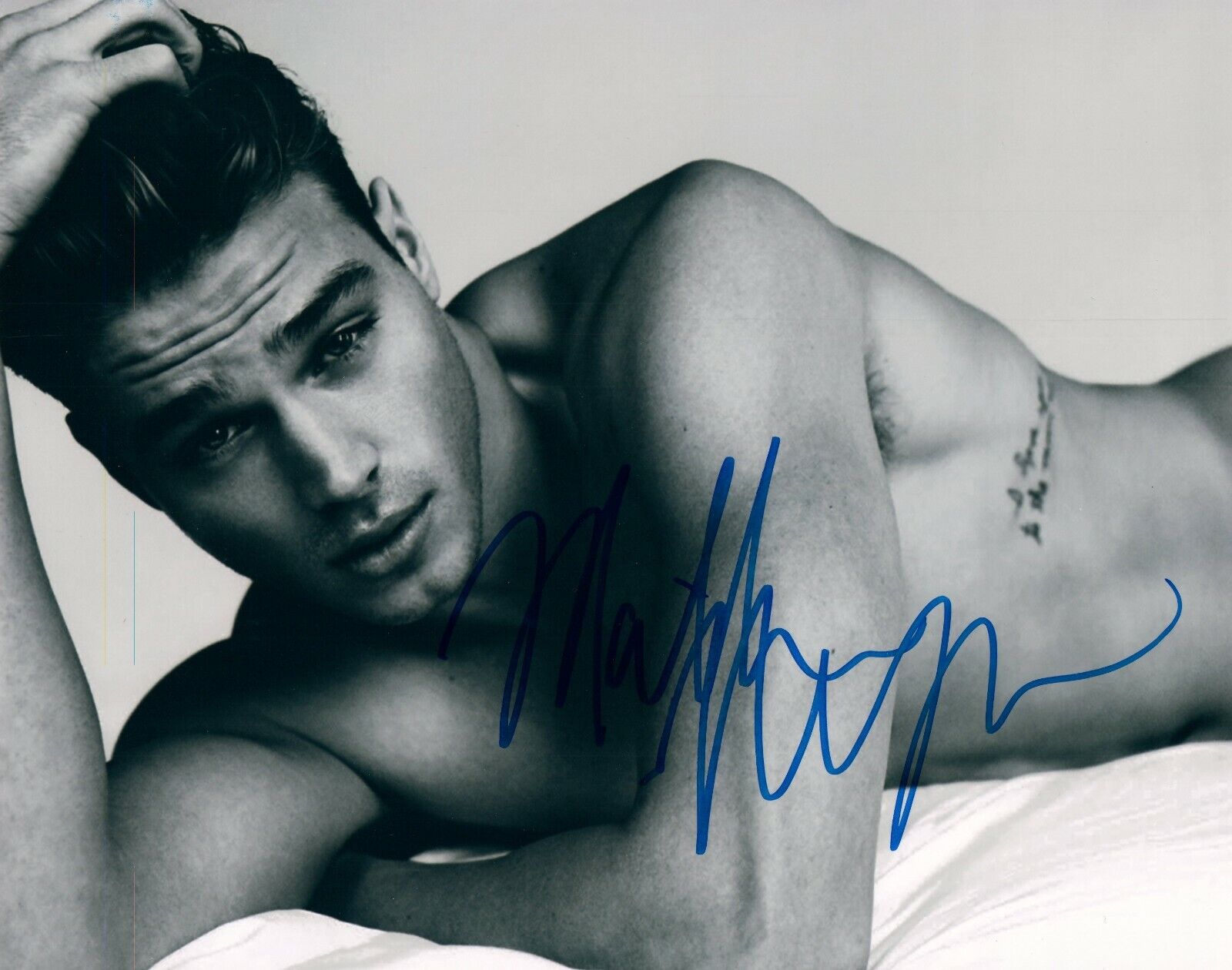 Matthew Noszka Model Actor Shirtless Signed 8x10 Autographed Photo Poster painting COA 2