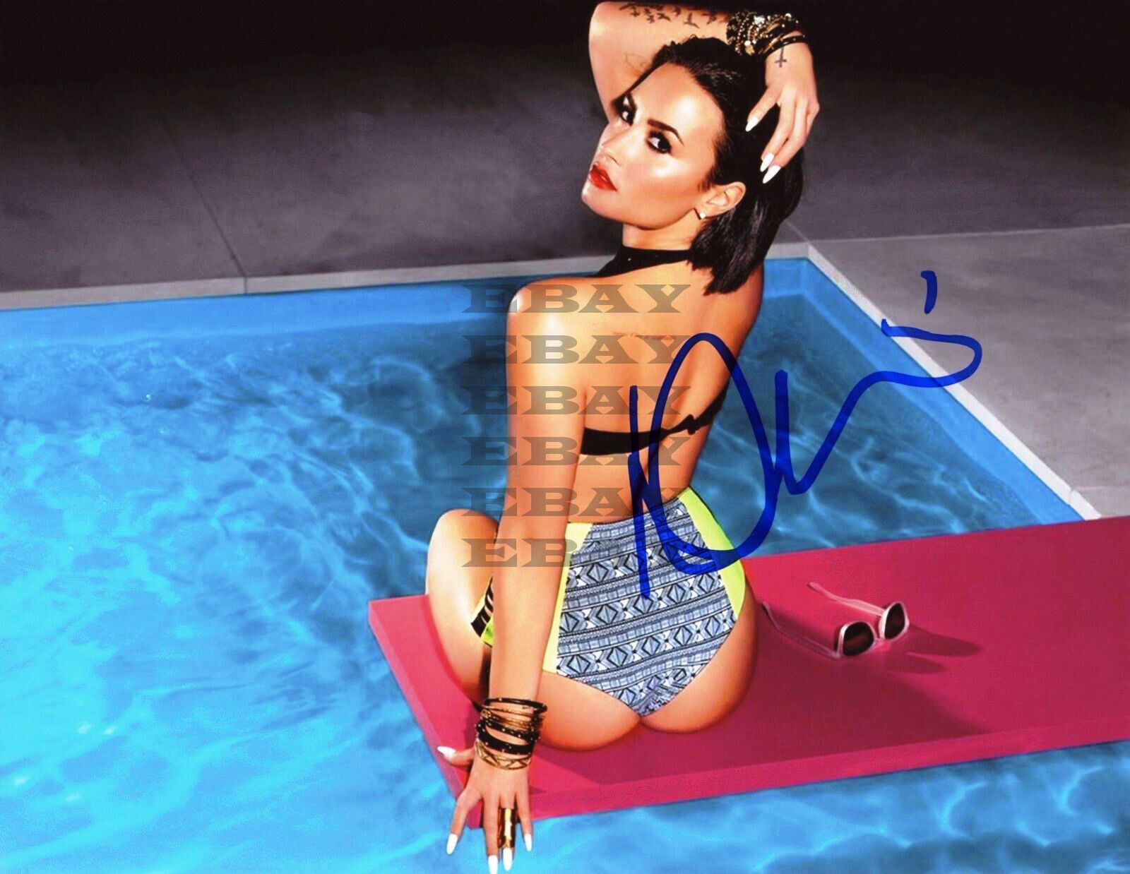 Demi Lovato Autographed Signed 8x10 Photo Poster painting Reprint