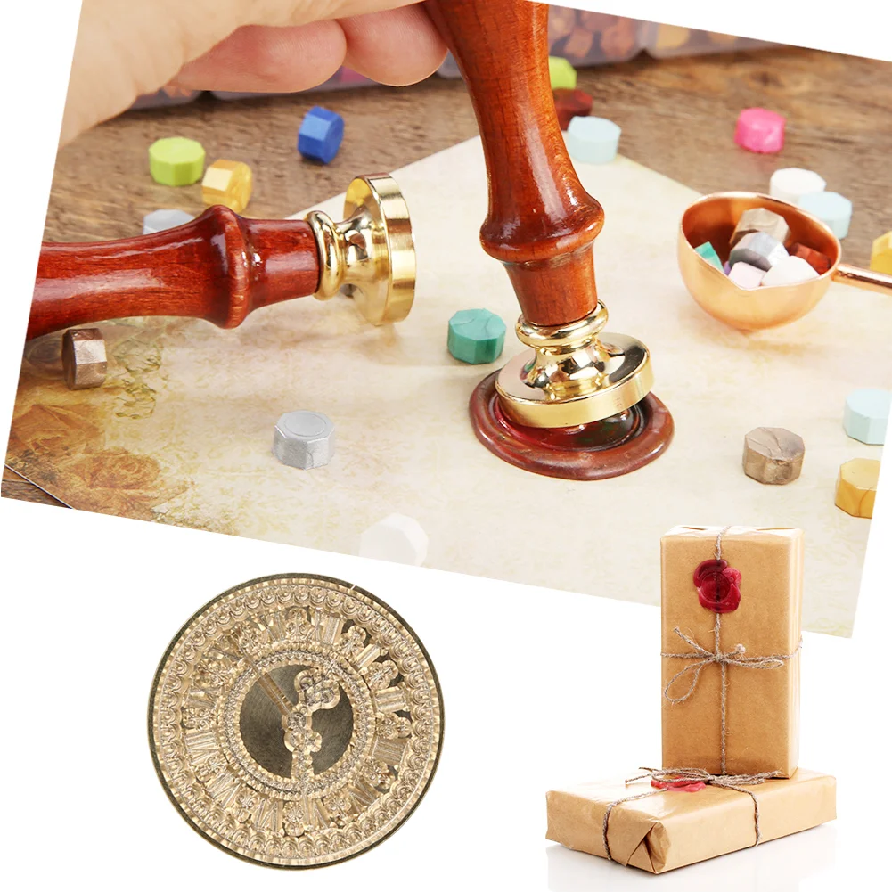 Vintage Clock Sealing Wax Invitations Stamp Replace Copper Head Hobby Tools