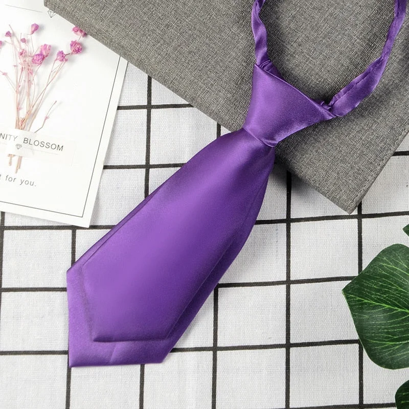 Necktie Polyester Men's Women's Shirts Student School Uniform Career Simple Double Layer Short Small Tie Classic Trendy Gifts