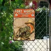 Fort Worth - Vintage Metal Signs - 20*30cm/30*40cm - Western