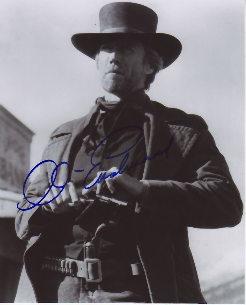 CLINT EASTWOOD AUTOGRAPH SIGNED PP Photo Poster painting POSTER