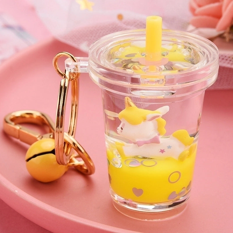 Cute Cow Bell Keychain