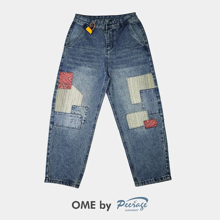 Custom Patchwork Jeans