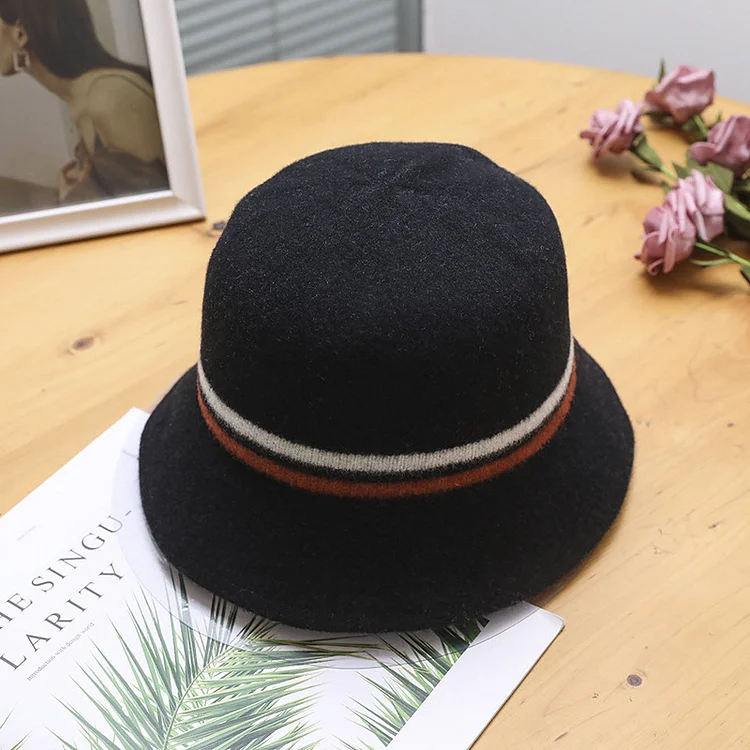 British Style Retro Striped Hat
