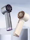 Portable Handheld Turbo Fan Desktop Cooling Fan 100 Gear Wind for Outdoor Travel