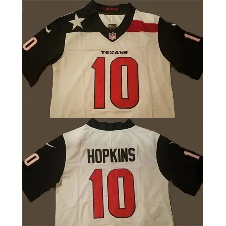 Men's Houston Texans #10 DeAndre Hopkins  White  Limited Stitched NFL Jersey