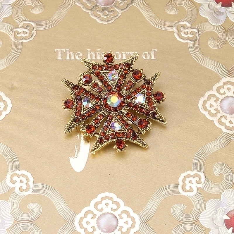 Pin Pearl Alloy Inlay Rhinestones Women’s Brooches