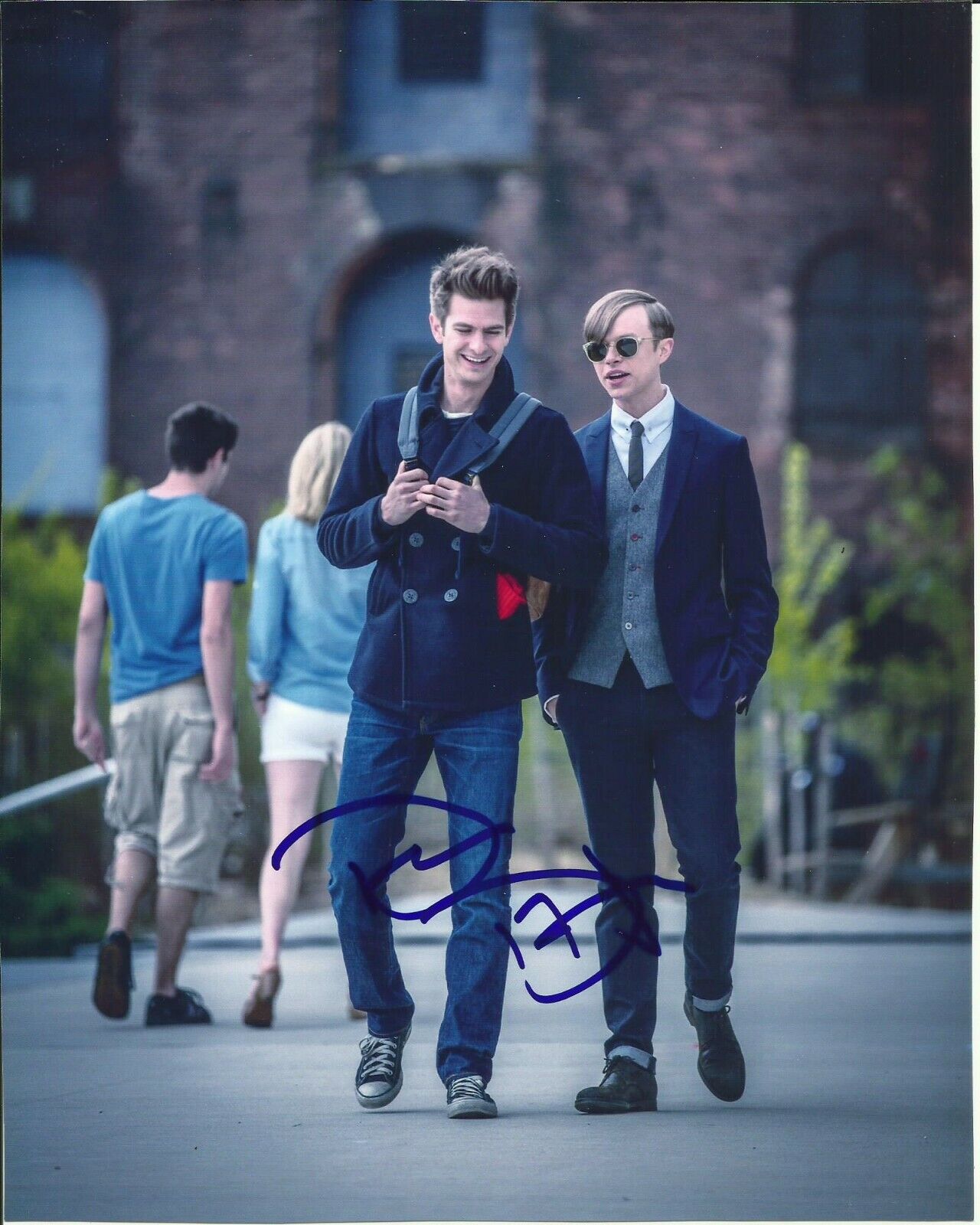 DANE DEHAAN SIGNED SPIDERMAN Photo Poster painting UACC REG 242 FILM AUTOGRAPHS (4)