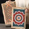 DIY Diamond Painting Decor Wooden Food Tray - Mandala