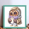 Owl - 18CT Stamped Cross Stitch 20*20cm/7.87*7.87in