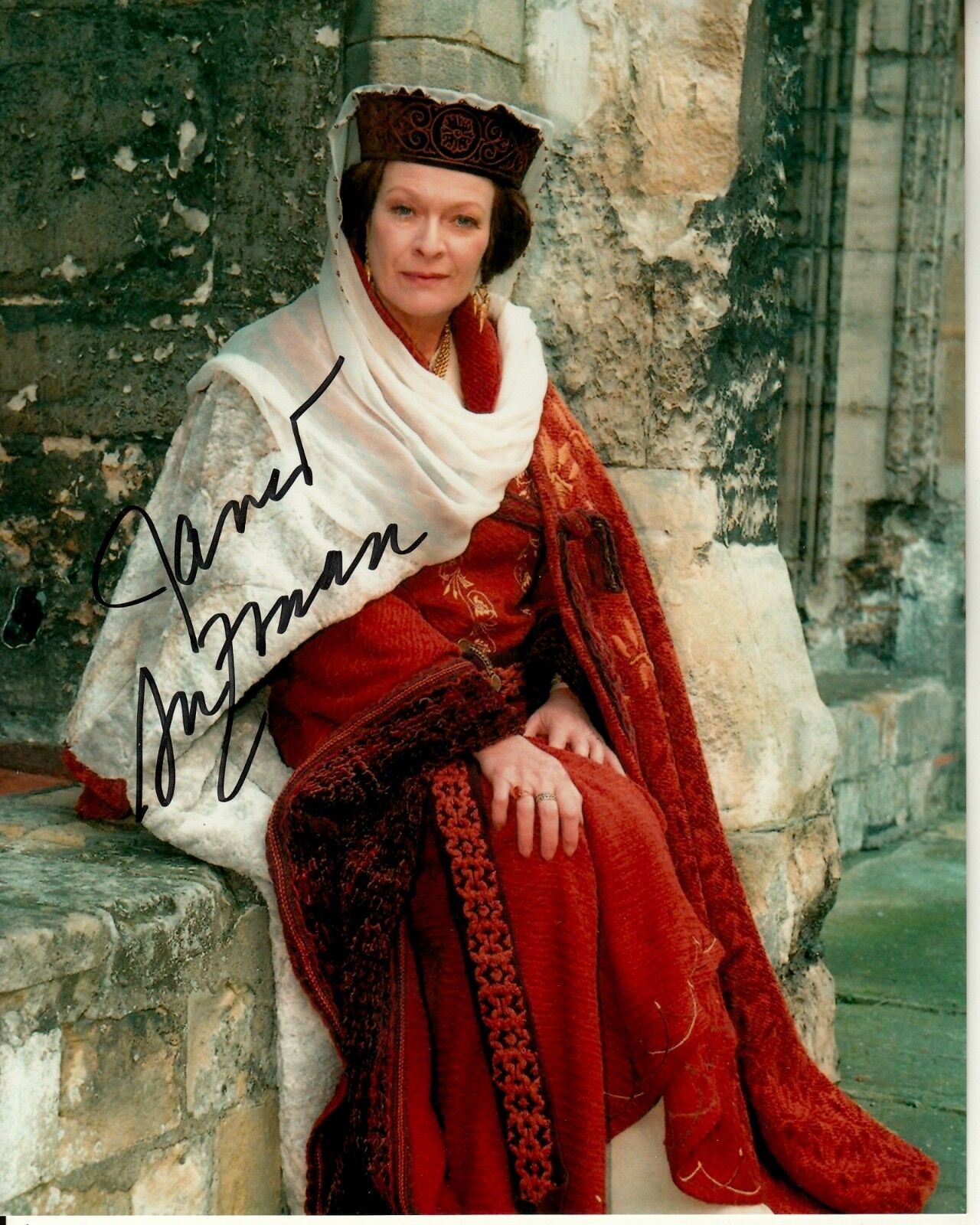 JANET SUZMAN hand-signed HILDEGARD OF BINGEN 8x10 uacc rd coa BEAUTIFUL PORTRAIT