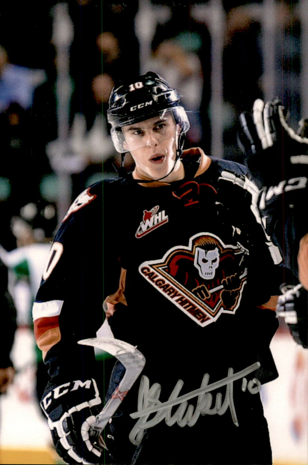 Jakob Stukel SIGNED autographed 4x6 Photo Poster painting CALGARY HITMEN / VANCOUVER CANUCKS