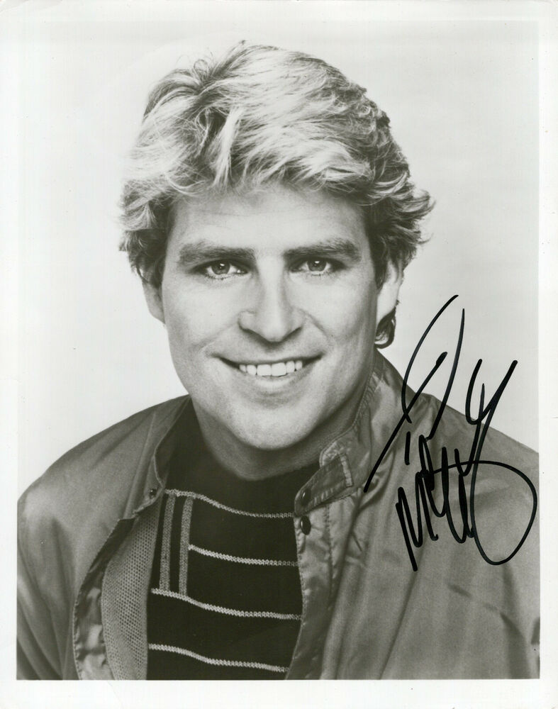 Ted McGinley head shot autographed Photo Poster painting signed 8x10 #1 couple dings