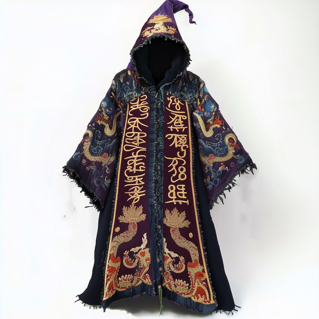 Magive Robe Medallion embroidered velvet magic robe 6df6