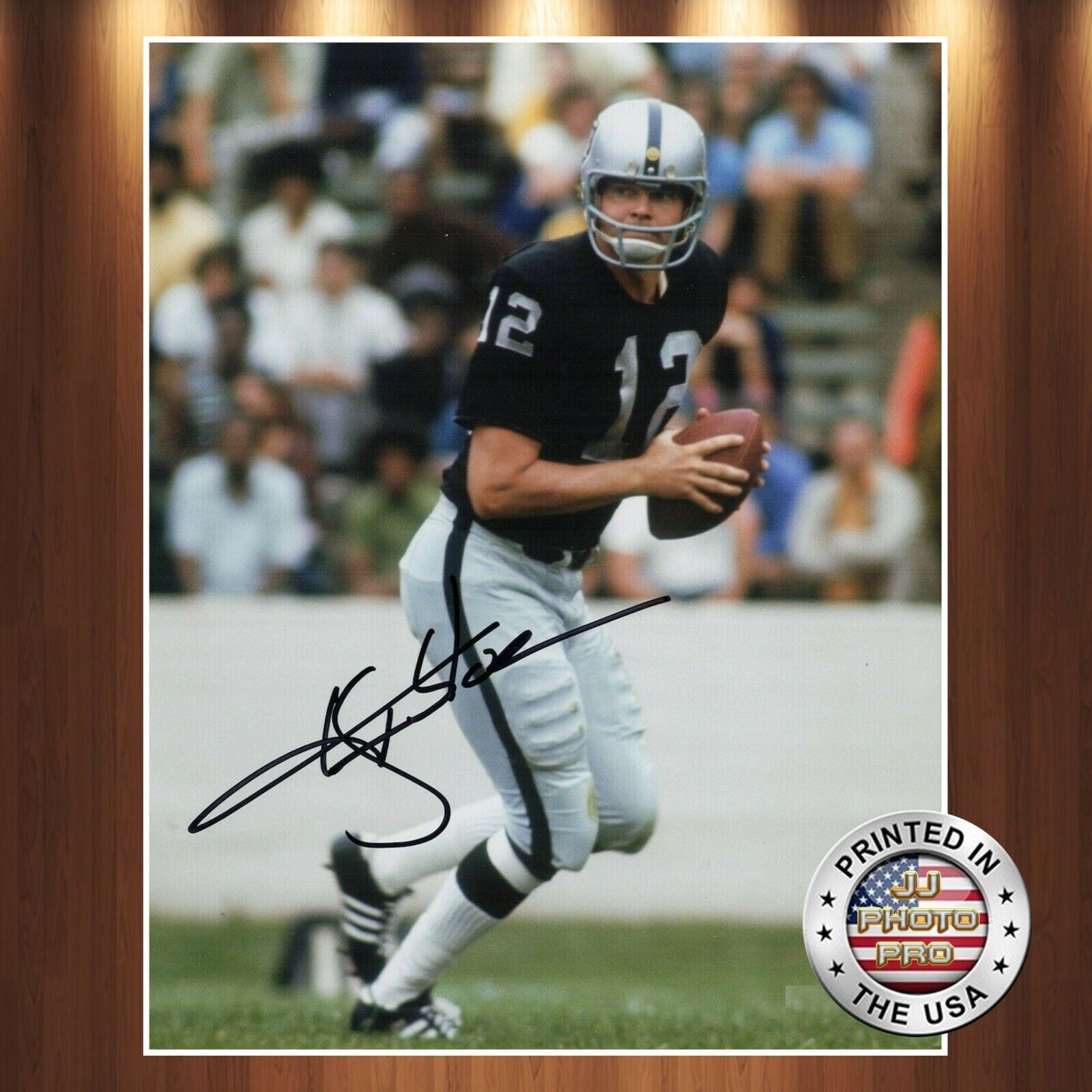 Ken Stabler Autographed Signed 8x10 Photo Poster painting (HOF Raiders) REPRINT