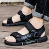 Handgenähte, atmungsaktive und stoßdämpfende ECCO® 2024 Strandsandalen für Herren