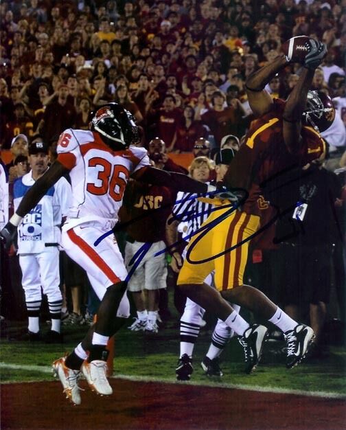 *PATRICK TURNER*SIGNED*AUTOGRAPHED*Photo Poster painting*USC*TROJANS*NCAA*FOOTBALL*COA*8 X 10