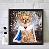Diamond Painting -DIY Round Drill Crown Puppy