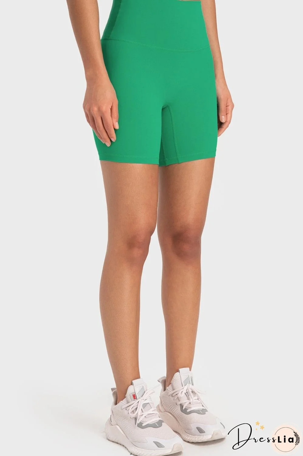 Staying Cozy Wide Waistband Biker Shorts