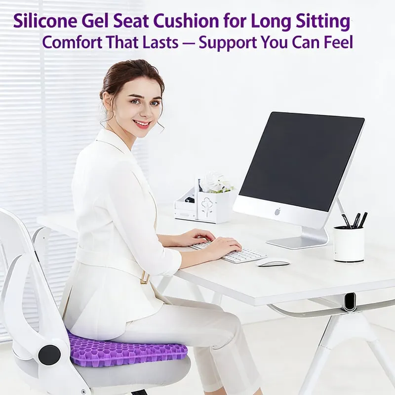 ✨ Ergonomic Silicone Seat Cushion &ndash; Relief You Can Feel