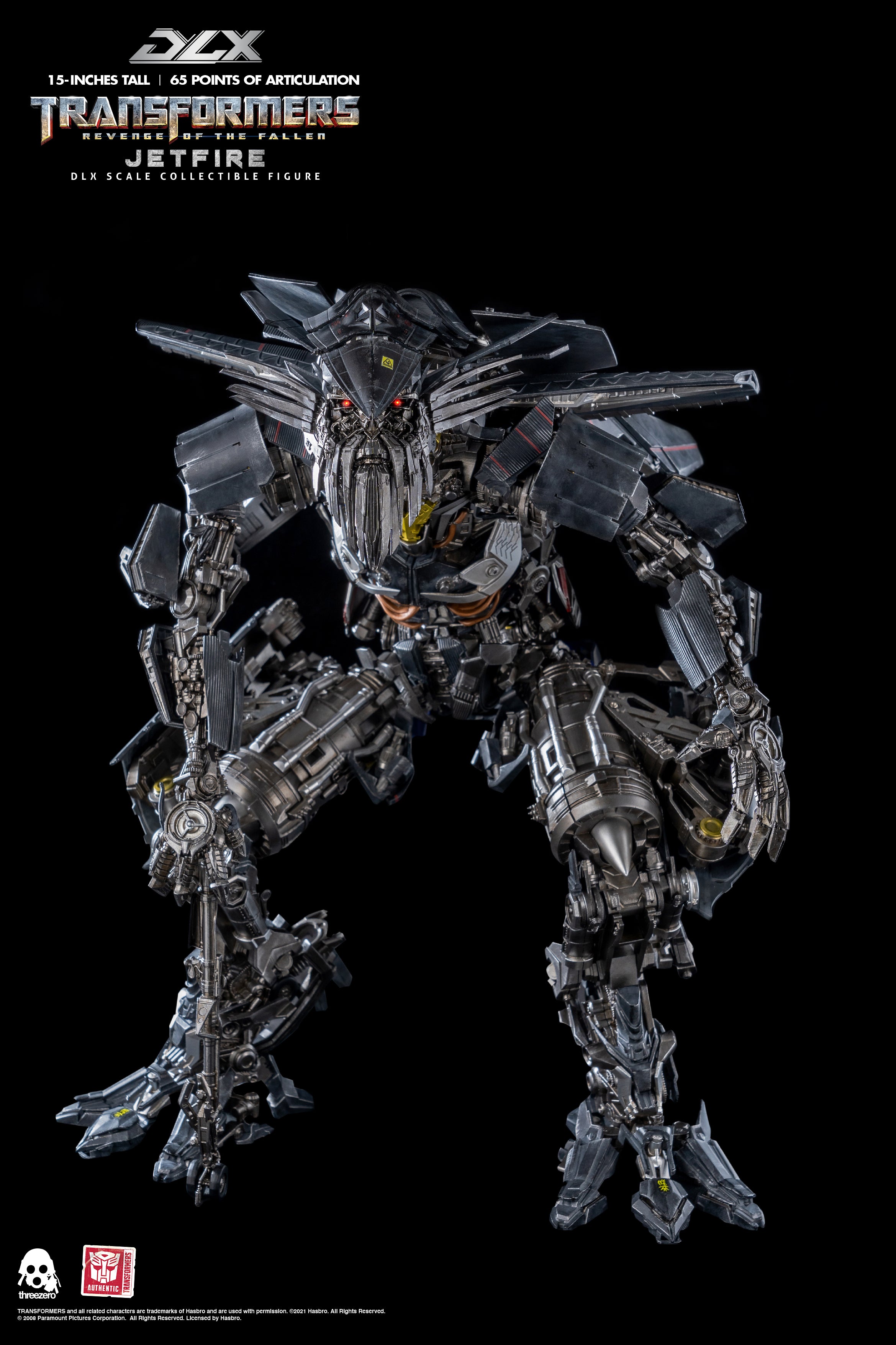 【IN STOCK】Threezero 3Z0166 Transformers Revenge of the Fallen DLX Jetfire Action Figure
