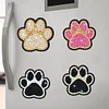 8pcs DIY Cat Paw Diamond Painting Acrylic Fridge Magnet