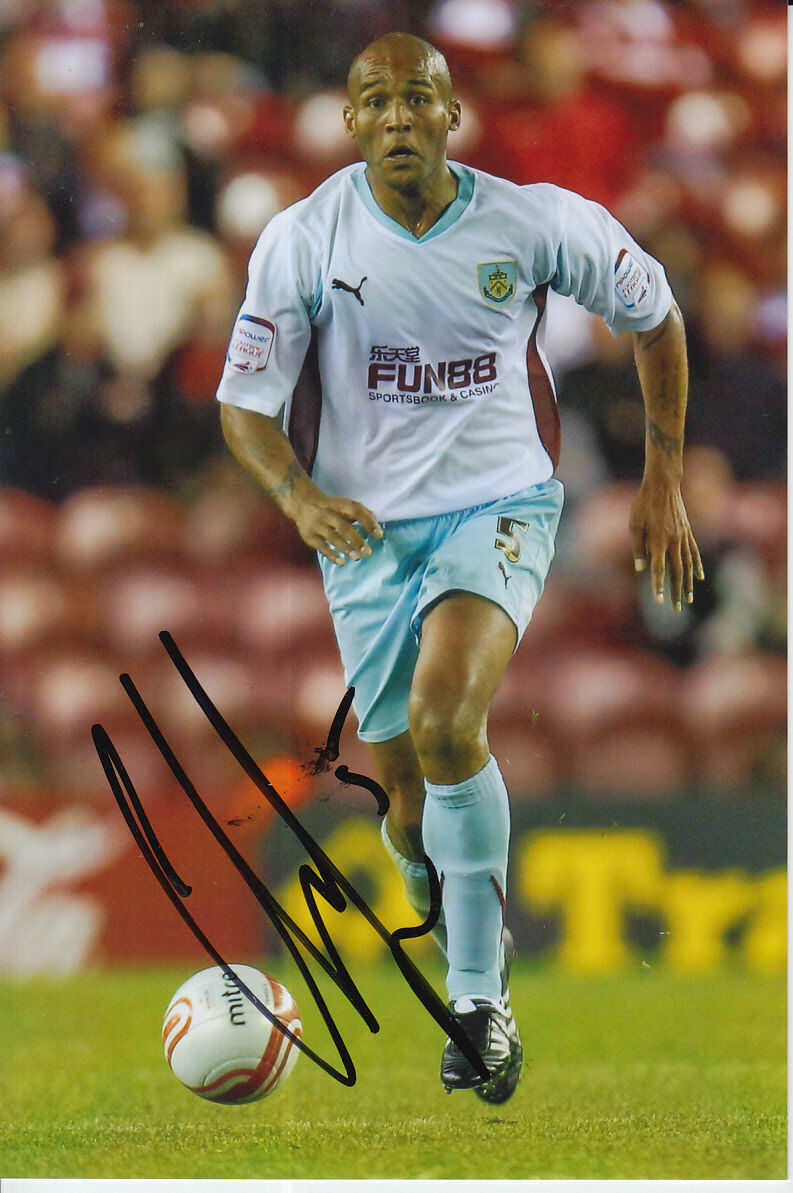 BURNLEY HAND SIGNED CLARKE CARLISLE 6X4 Photo Poster painting 8.