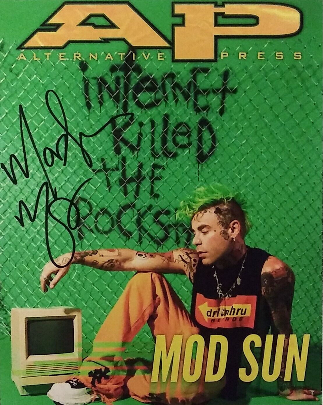 Mod Sun signed 8 x 10