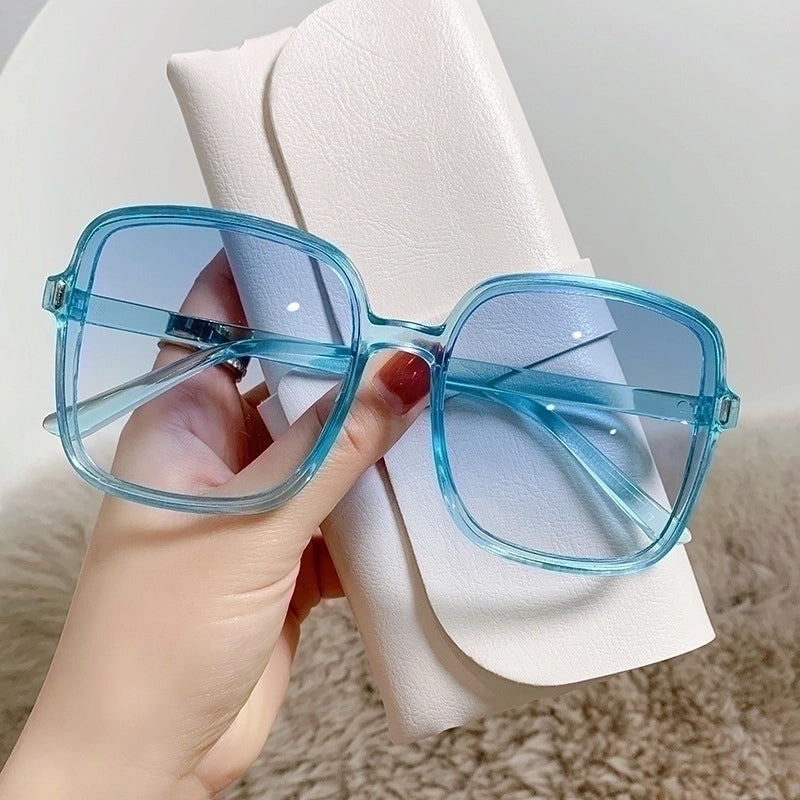Retro Geometric Pc Square Full Frame Women’s Sunglasses