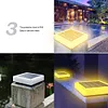 LED Solar Pillar Light Outdoor Waterproof Column Night Light Garden Decor