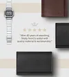Men&rsquo;s Trifold Slim RFID Blocking Genuine Leather Wallet Card Holder
